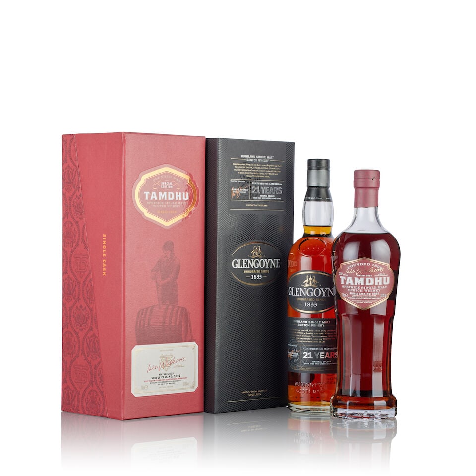 Glengoyne 21 Year Old, Sherry Cask (1x 70cl) Tamdhu Ian Whitecross 16 Year Old 16 Year Old, Ian ... (1 of 2)