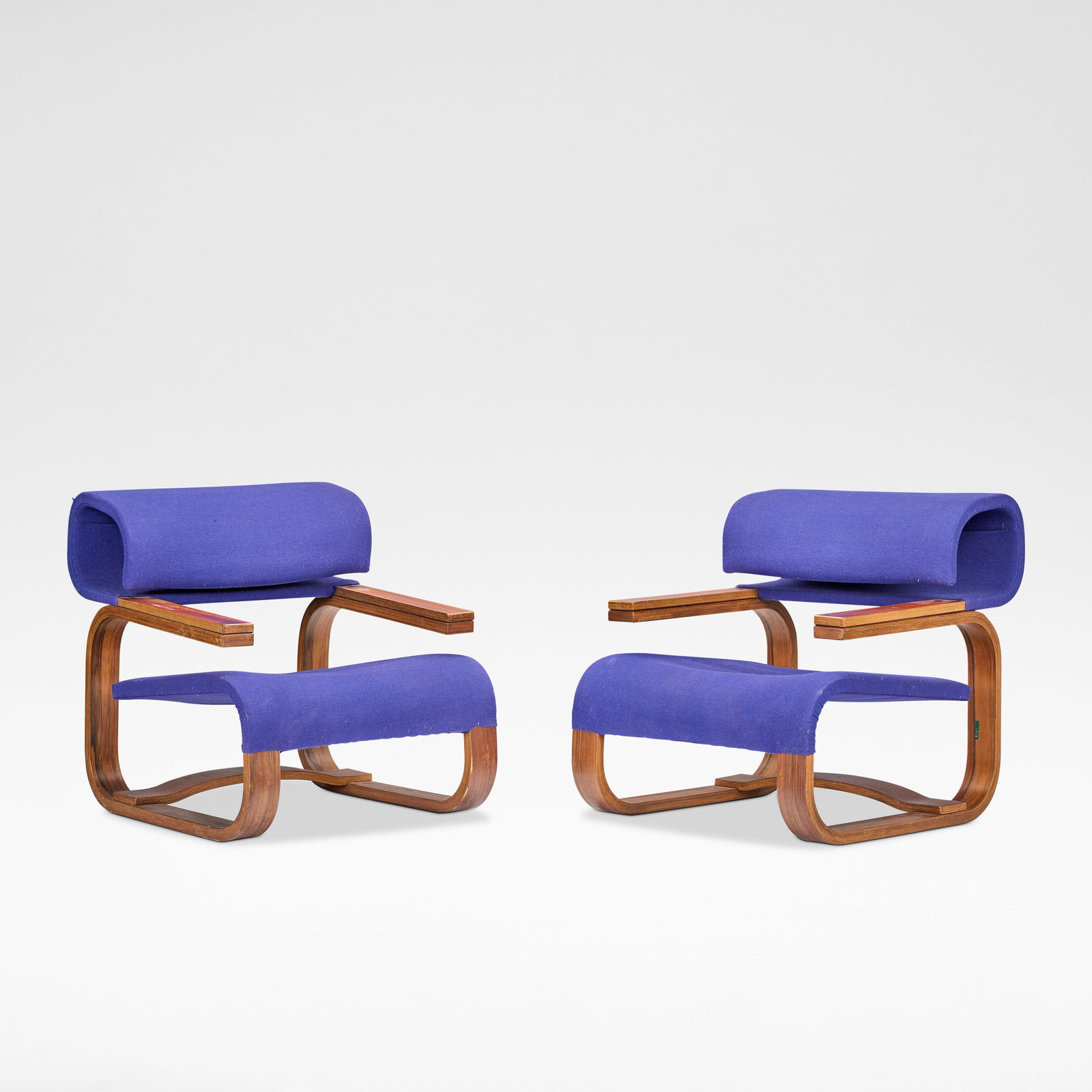 Jan Bočan Pair of armchairs, designed for the Czech Embassy, Stockholm, circa 1968-1970 (1 of 1)