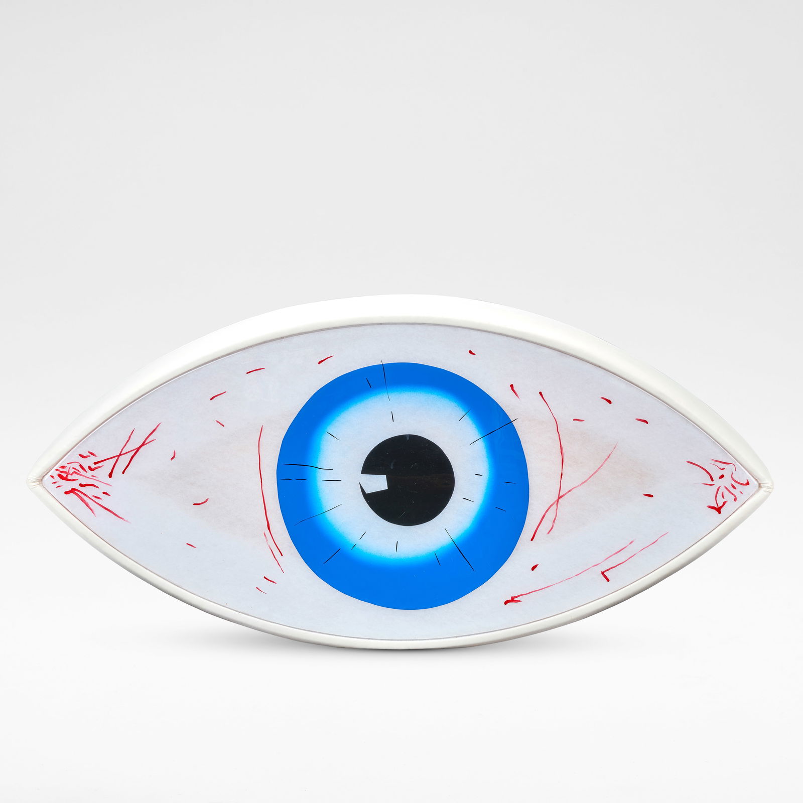 Man Ray and Dino Gavina 'Le Témoin', from the 'Ultramobile' series, designed 1971: Man Ray and Dino Gavina 'Le Témoin', from the 'Ultramobile' series, designed 1971 Silk-screened methacrylate, leatherette over a wooden frame. 68 cm high, 152.5 cm wide, 42 cm deep Footnotes: Pro