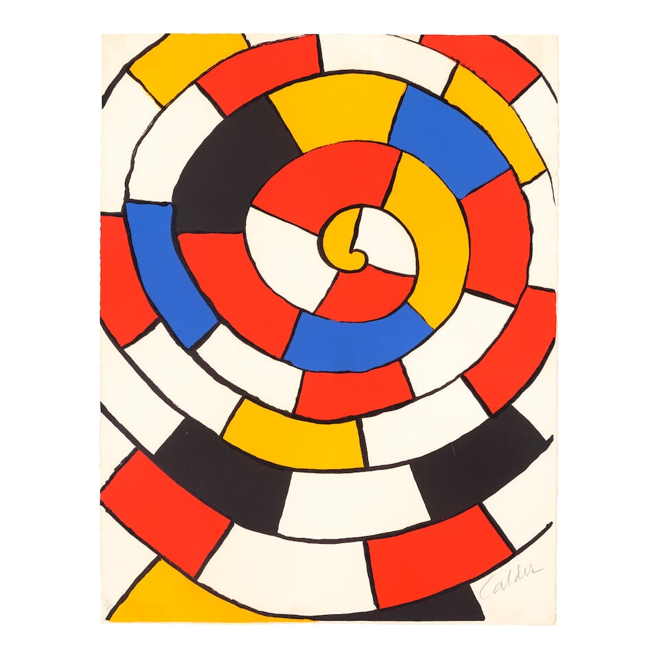 Alexander Calder (1898-1976); One plate, from Magie éolienne; (1 of 1)