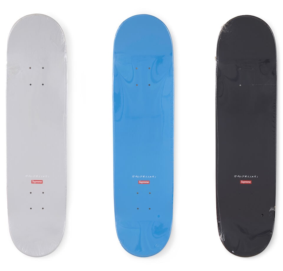 John Baldessari (1931-2020); A Group of 3 Skateboards; (3) - 2