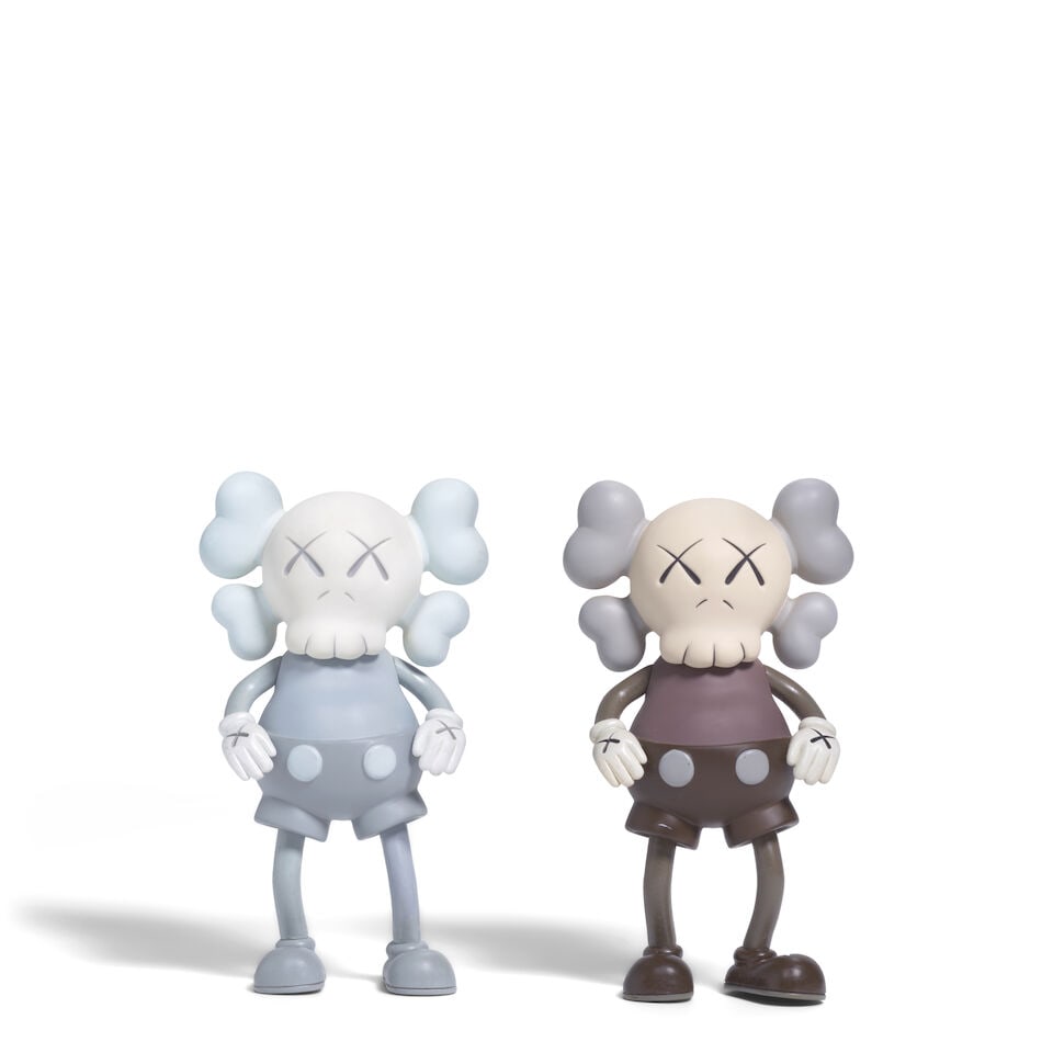 KAWS (born 1974); Bounty Hunter Companion (Gray, Brown); (2) (1 of 3)