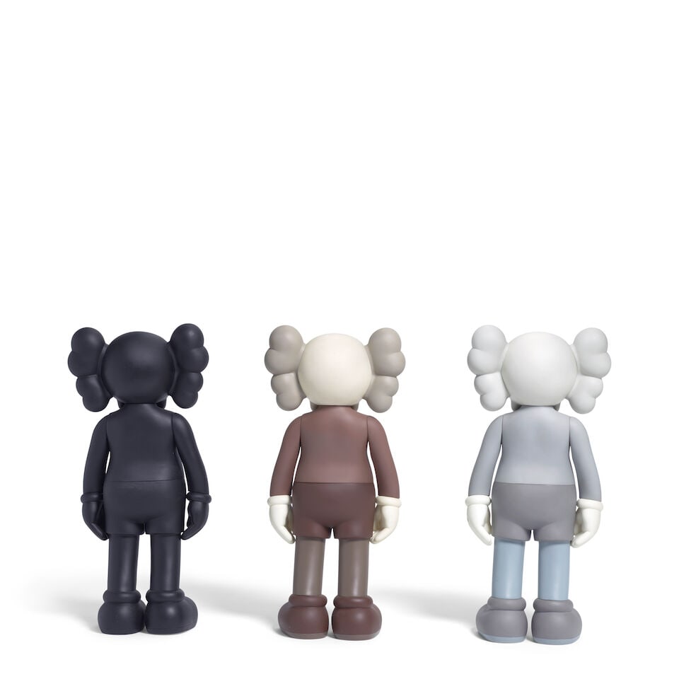 KAWS (born 1974); Companion (Five Years Later) (Grey, Black, Brown); (3) - 2