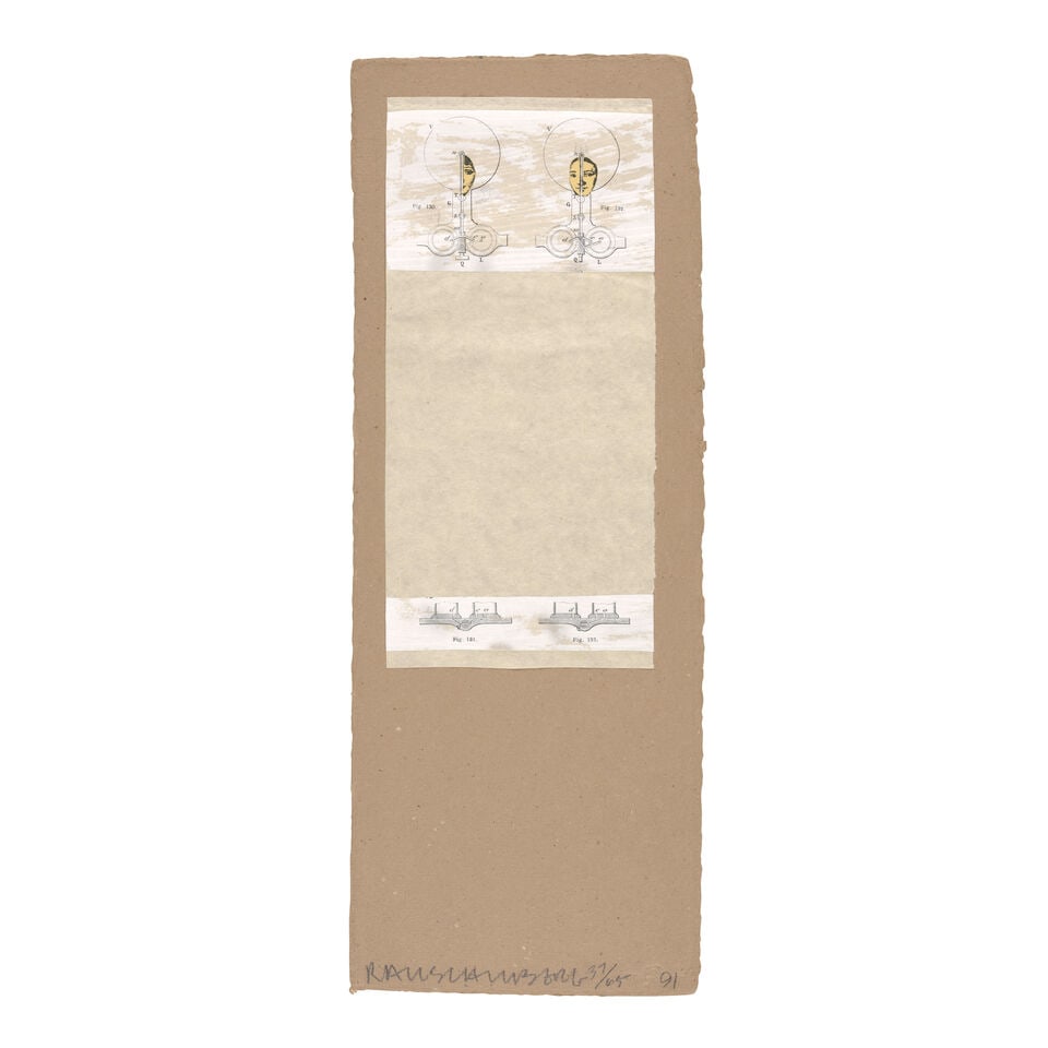 Robert Rauschenberg (1925-2008); Three plates, from Shirtboards Morocco, Italy '52 Portfolio; (3) - 2