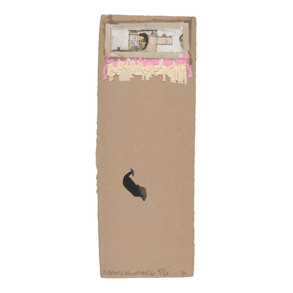 Robert Rauschenberg (1925-2008); Three plates, from Shirtboards Morocco, Italy '52 Portfolio; (3) - 3