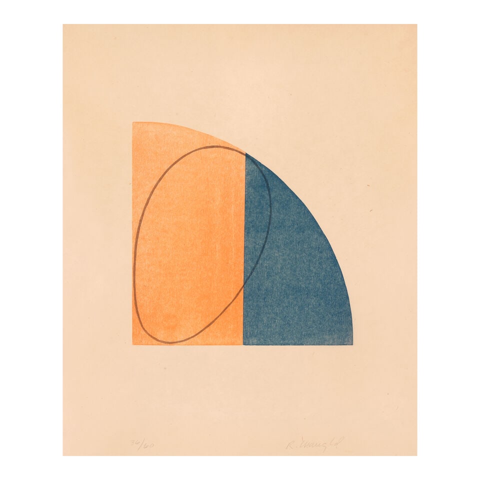 Robert Mangold ; Curved Plane/Figure II; (1 of 1)