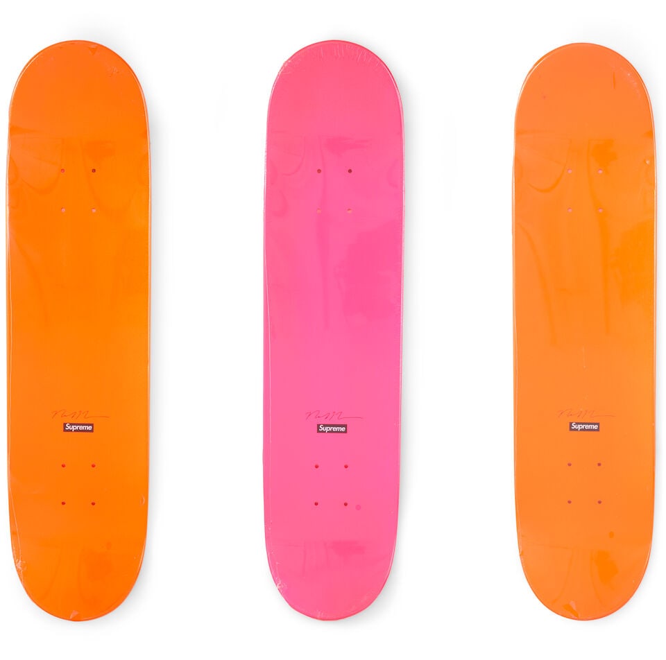 Nate Lowman (born 1979); A Group of 3 Neon Skateboards; (3) - 2