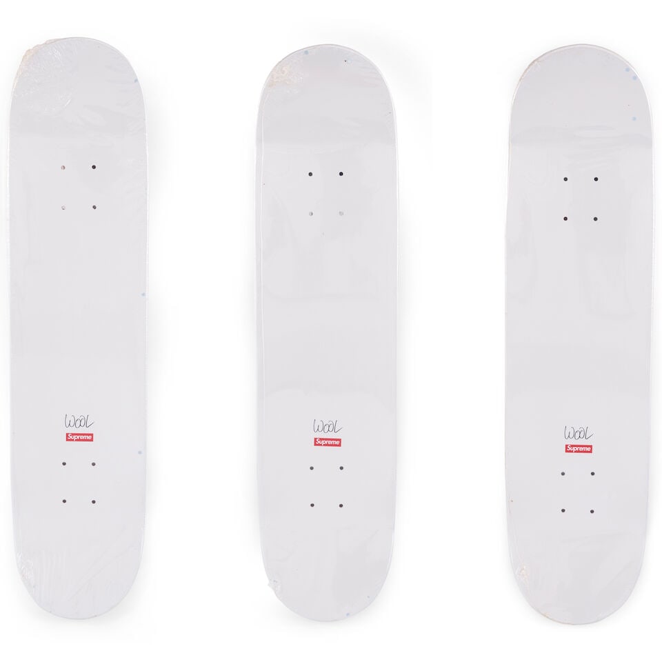 Christopher Wool (born 1955); A Group of 3 Skateboards; (3) - 2