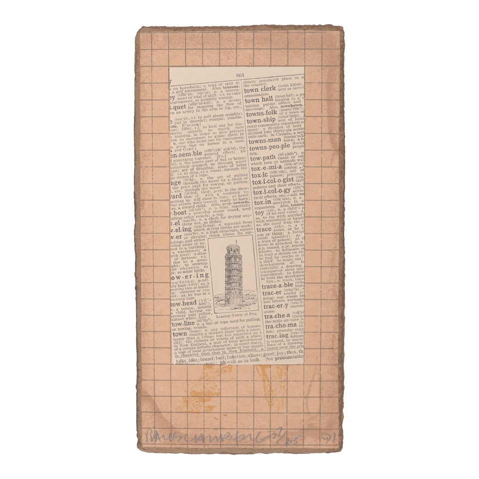 Robert Rauschenberg (1925-2008); Three plates, from Shirtboards Morocco, Italy '52 Portfolio; (3) - 3