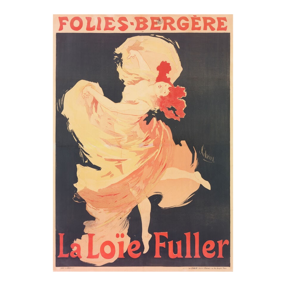 Jules Chéret (1836-1932); Folies-Bergère/La Loïe Fuller; (1 of 1)