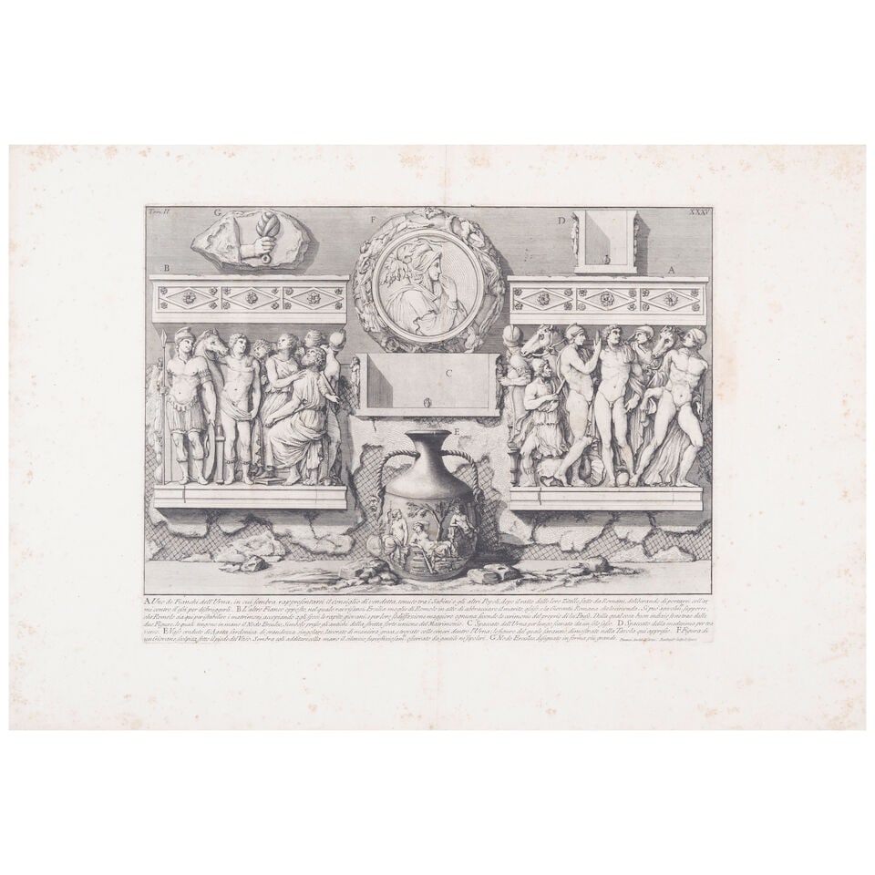 Giovanni Battista Piranesi (1720-1778); 8 plates, from Le Antichità Romane; (8) - 3