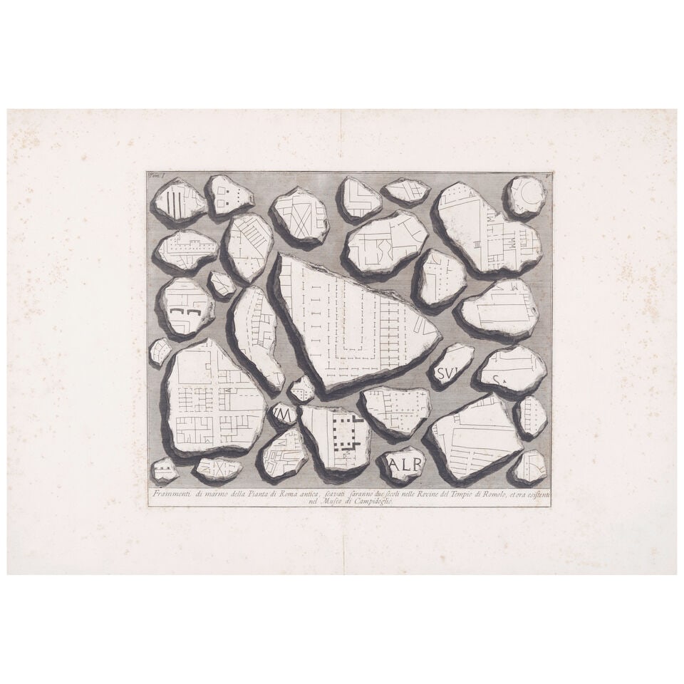 Giovanni Battista Piranesi (1720-1778); 8 plates, from Le Antichità Romane; (8) - 4
