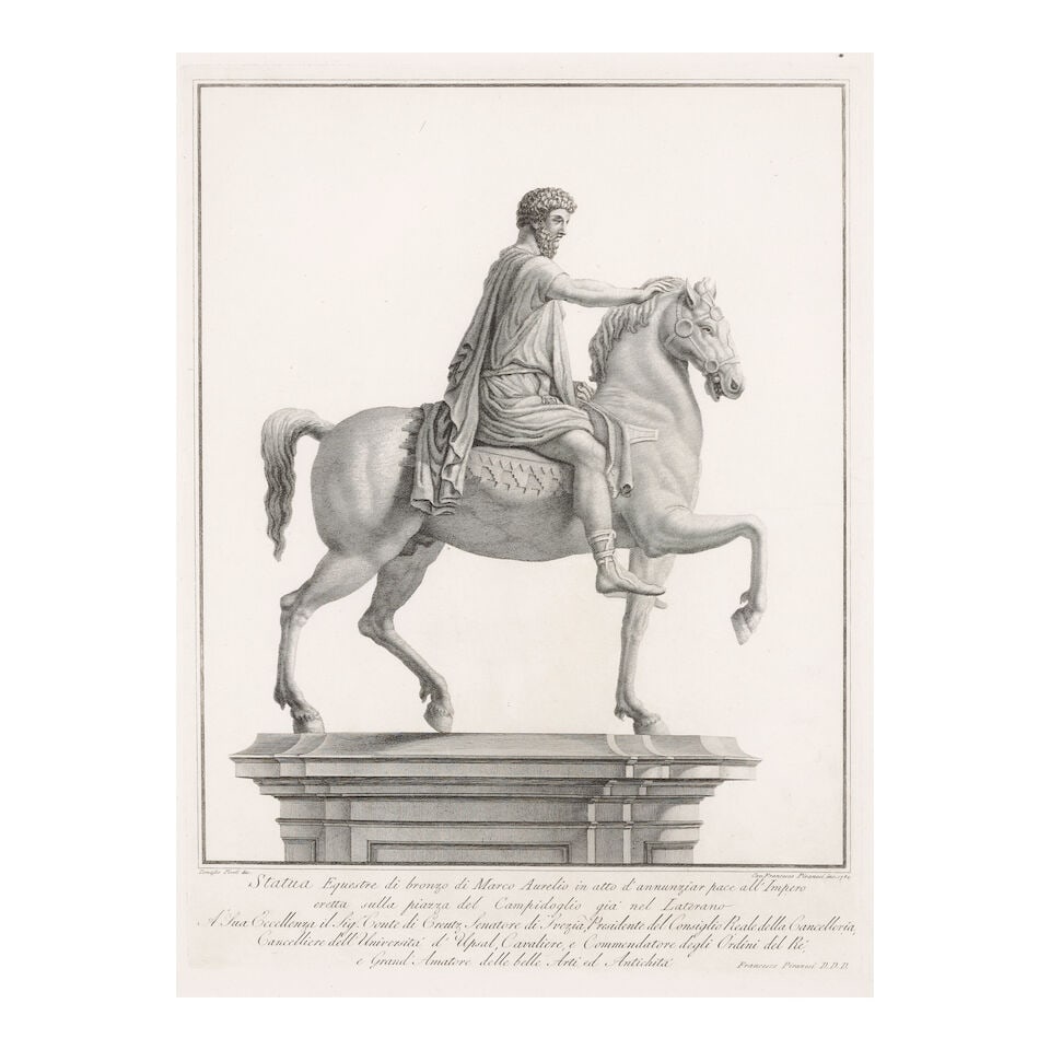 Giovanni Battista Piranesi (1720-1778); & Francesco Piranesi (c. 1756-1810) A Group of 3 Etching... - 2