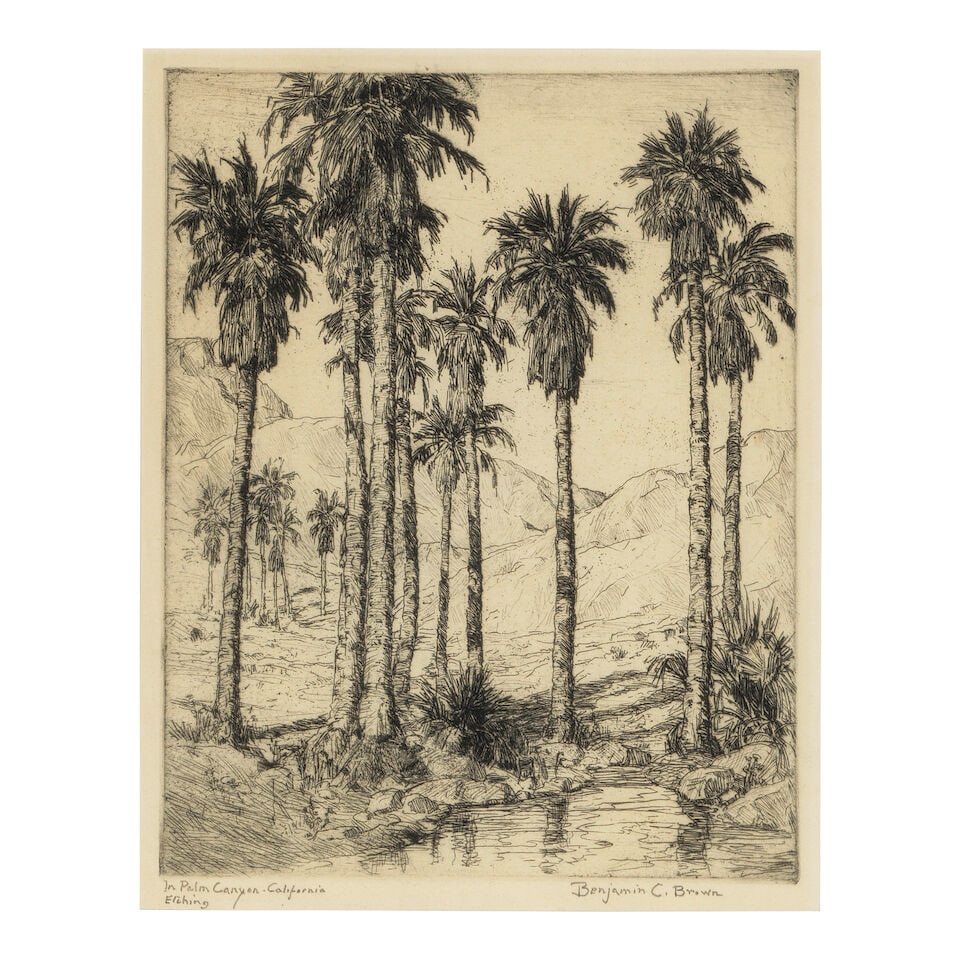 Various Artists; A group of 5 Landscape Etchings; (5) (1 of 5)