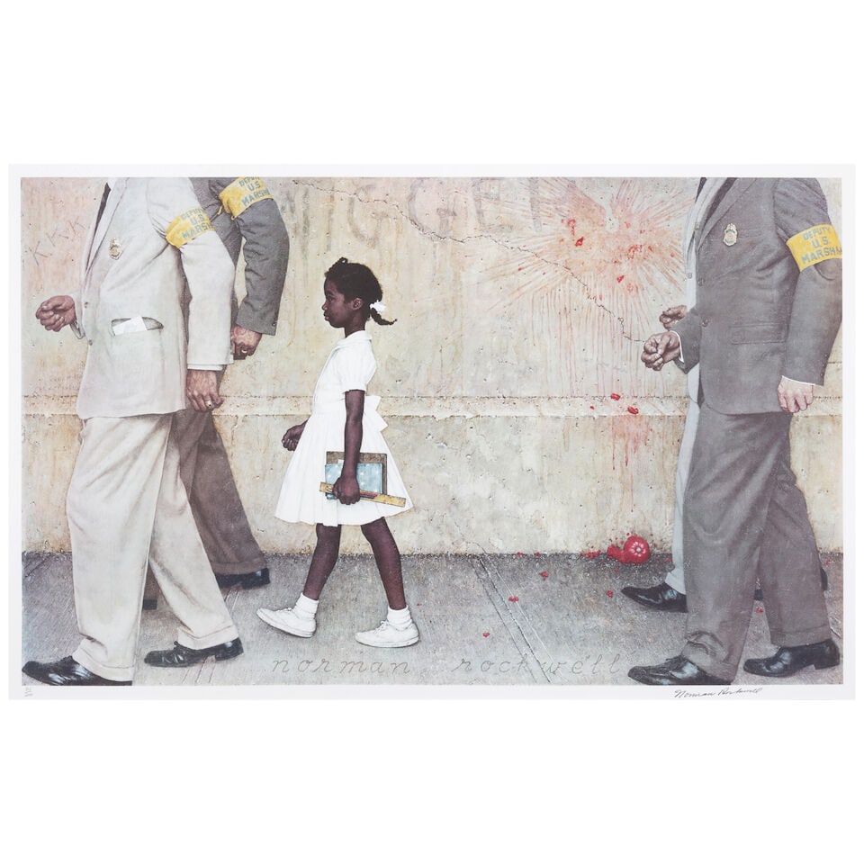 Norman Rockwell (1894-1978); The Problem We All Live With; (1 of 1)