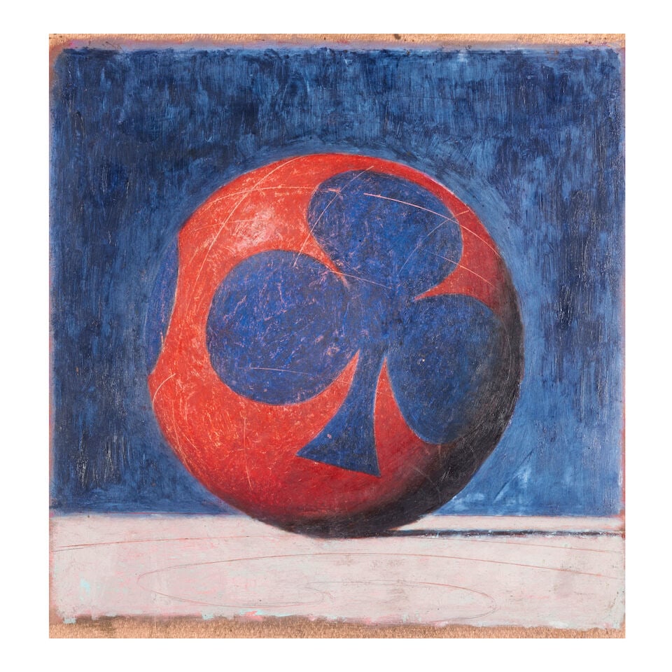 JOHN STUART GIBSON (B. 1958) Single Red Club (1 of 3)