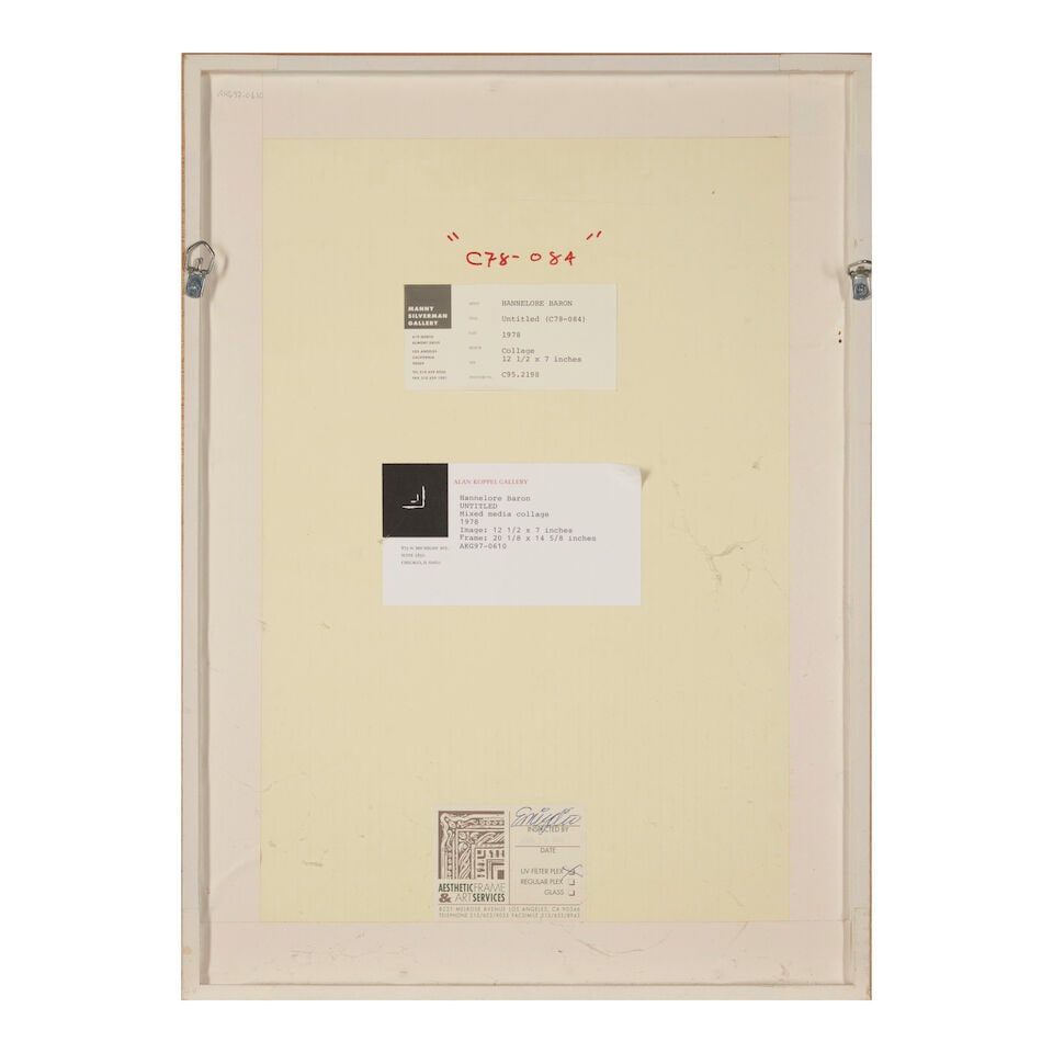 HANNELORE BARON (1926-1987) Untitled (C78-084) - 2