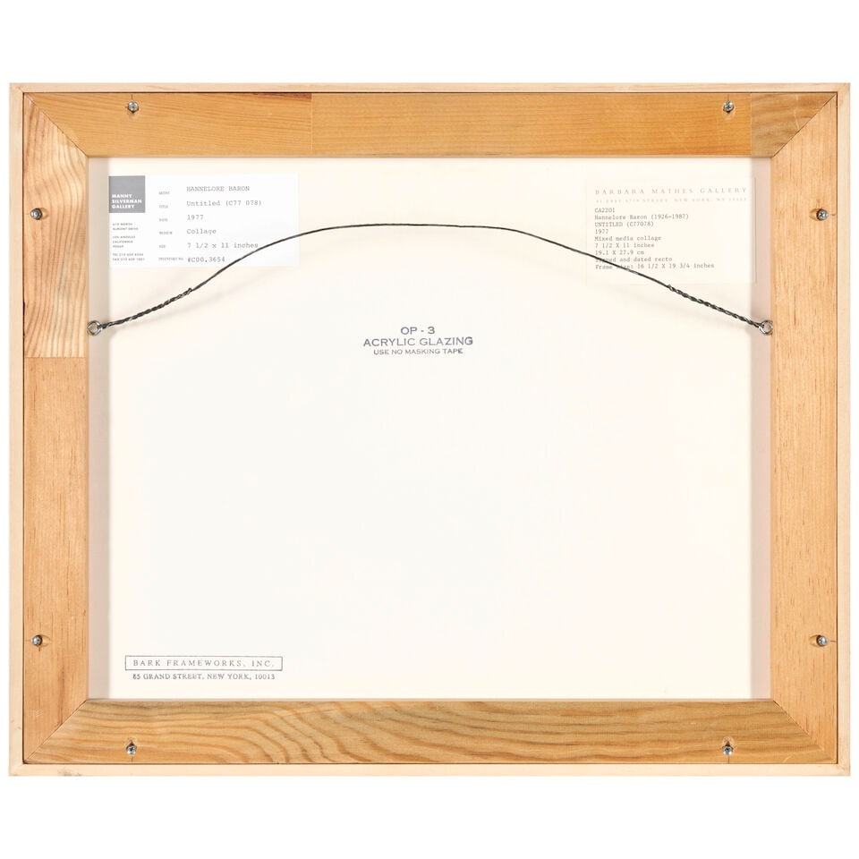 HANNELORE BARON (1926-1987) Untitled (C77078) - 2