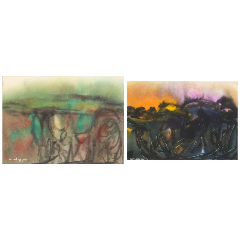 RALPH ROSENBORG (1913-1992) A pair of works: (1 of 3)