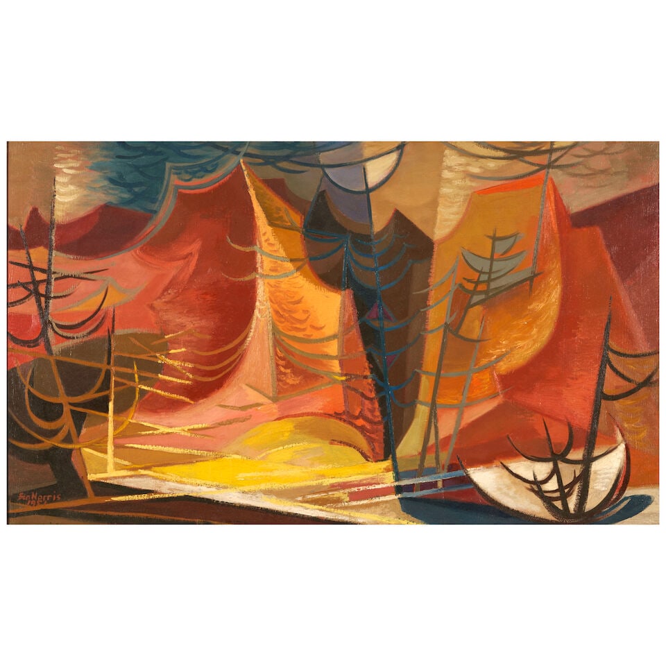 BEN (ROBERT BENJAMIN) NORRIS (1910-2006) Passing Shadows in a Hot Country: BEN (ROBERT BENJAMIN) NORRIS (1910-2006) Passing Shadows in a Hot Country signed and dated 'Ben Norris 1951' (lower left) oil on canvas 26 x 44 in (66.0 x 111.7 cm) Painted in 1951 Footnotes: Provenan