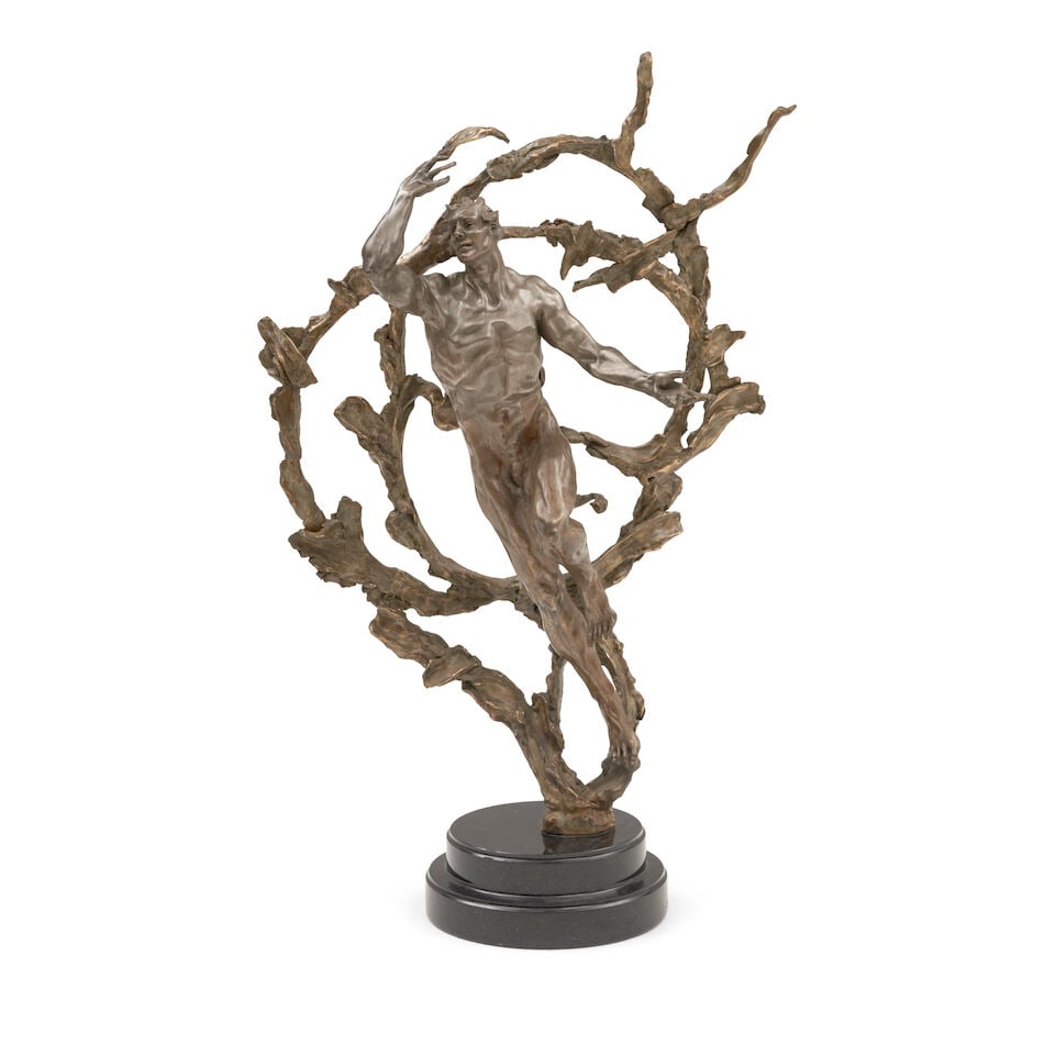 MARY LOUISE SNOWDEN (B. 1952) Polaris: MARY LOUISE SNOWDEN (B. 1952) Polaris titled, signed and numbered 'Polaris M.L. Snowden 19/25' (along the base); with a foundry mark 'Rodin·Eberhard·Snowden Marque de Fondeur' (at the