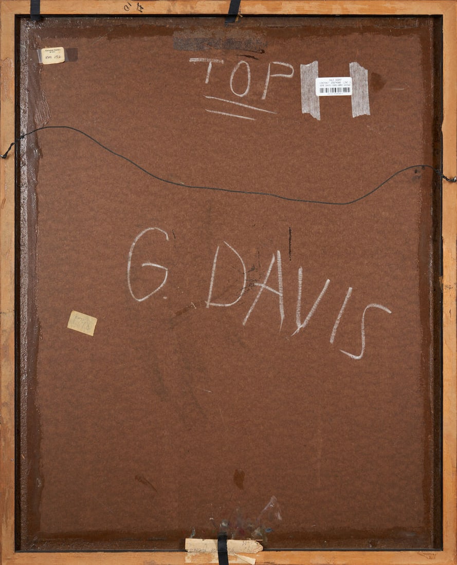 GENE DAVIS (1920-1985) Untitled (Green Triangle) - 2