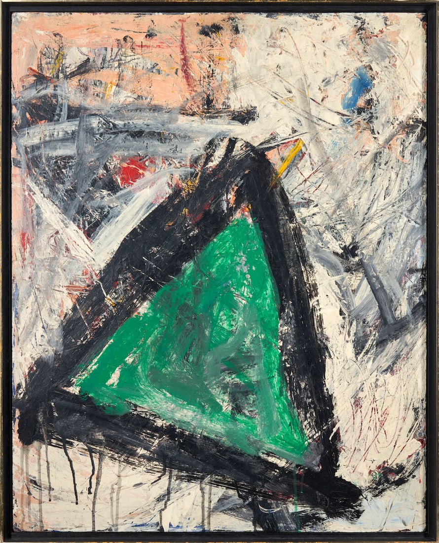GENE DAVIS (1920-1985) Untitled (Green Triangle) - 3