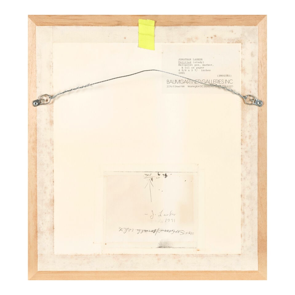 JONATHAN LASKER (B. 1948) Untitled (study) - 2