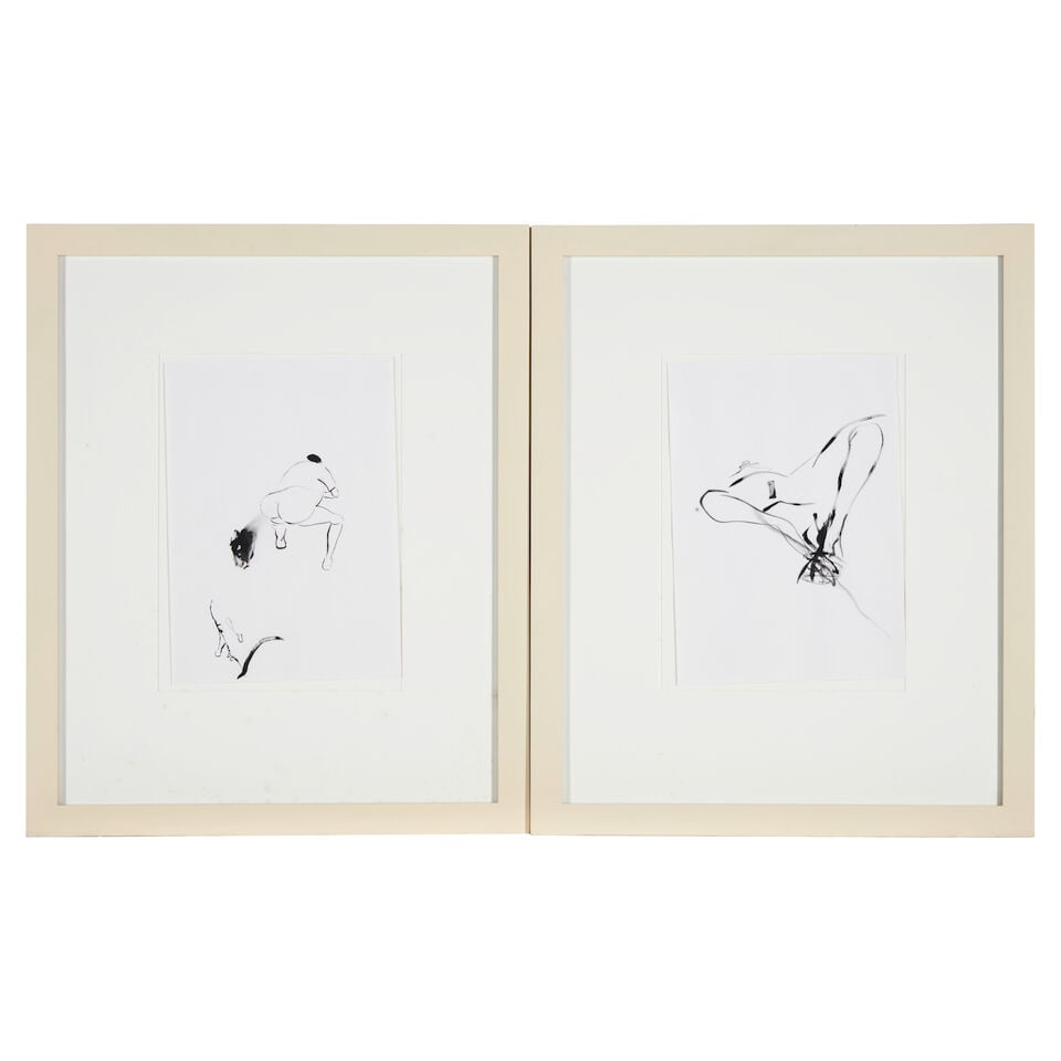 SUE WILLIAMS (B. 1954) A pair of two works: (1 of 3)