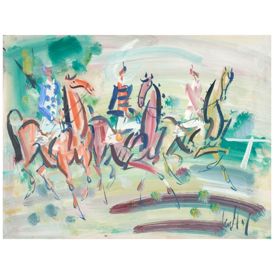 GEN PAUL (1895-1975) Les joueurs de polo (1 of 4)