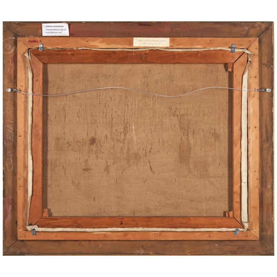 SAM OSTROWSKY (1885-1946) Parisian Street Scene - 2