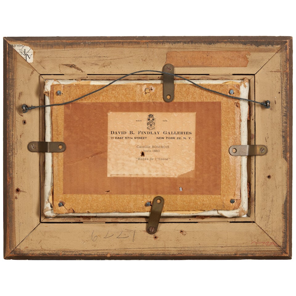 CAMILLE BOMBOIS (1883-1970) Bords de l'Yonne - 2