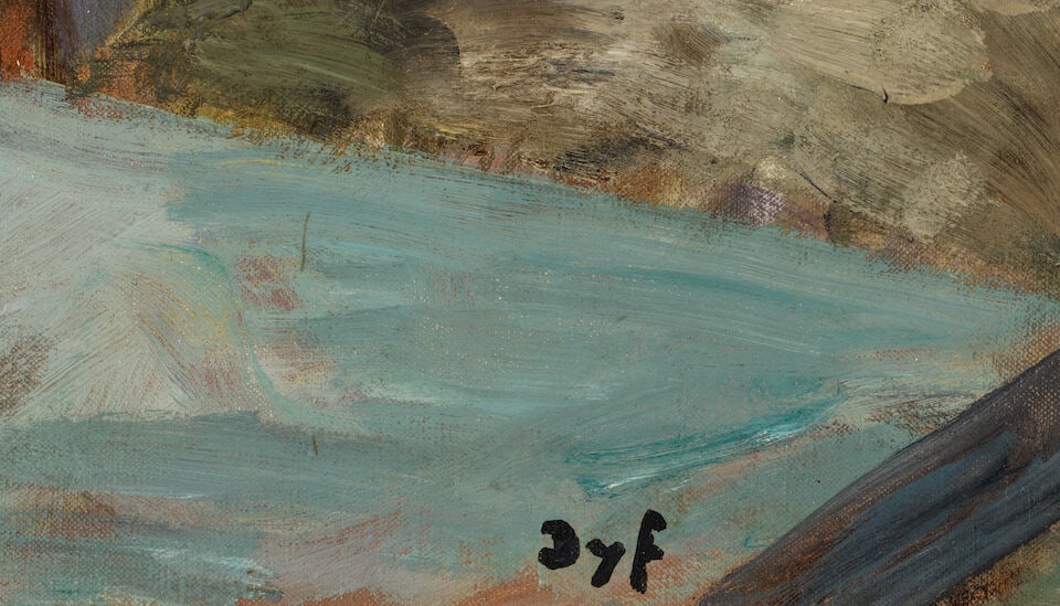 MARCEL DYF (1899-1985) Claudine in a Coral Necklace - 2