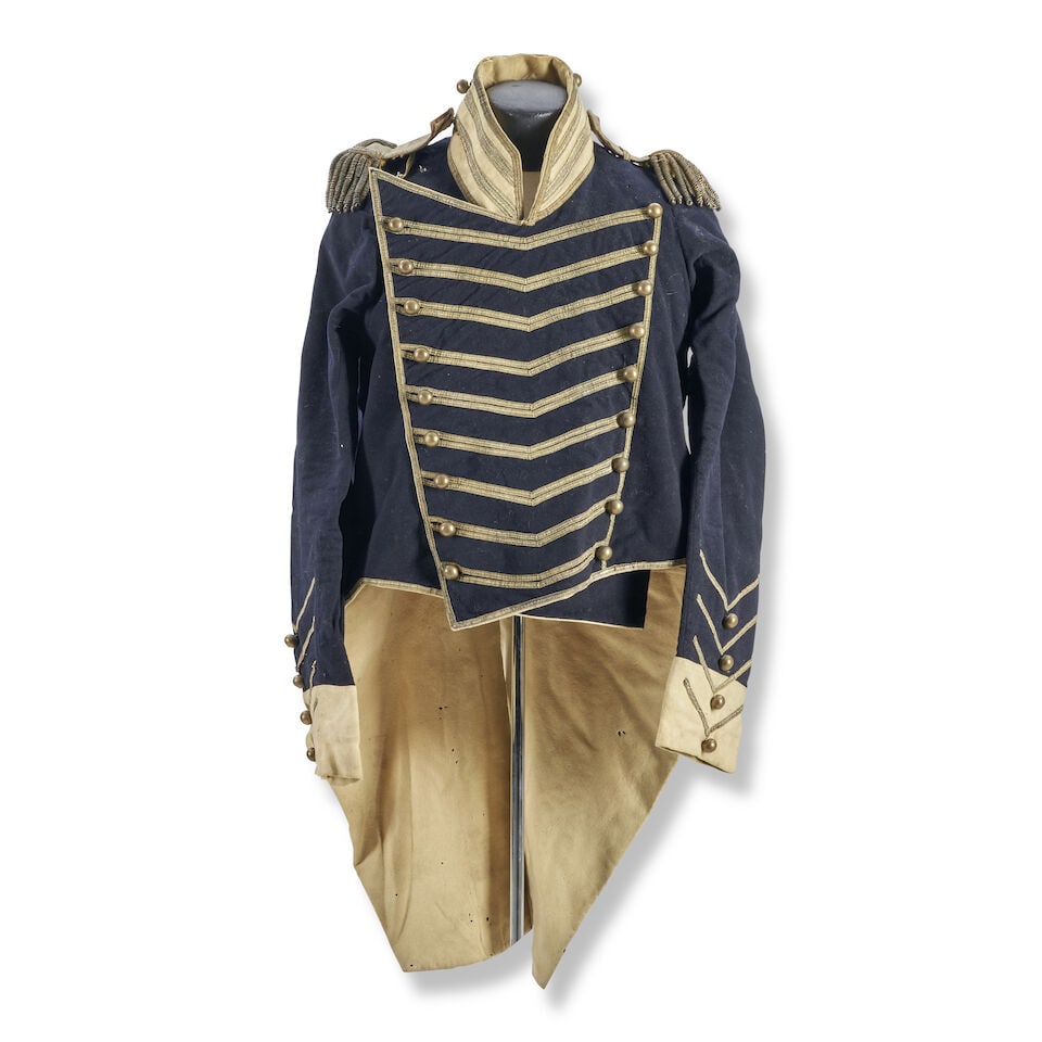 AN EARLY 19TH CENTURY MILITIA GENERAL STAFF OFFICER'S COATEE, (1 of 3)
