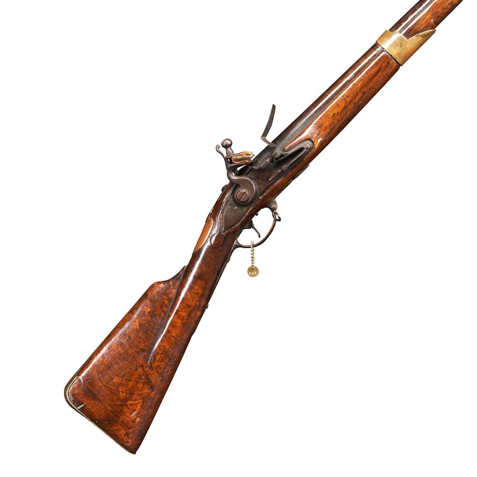 A DUTCH MILITARY MUSKET, (1 of 8)