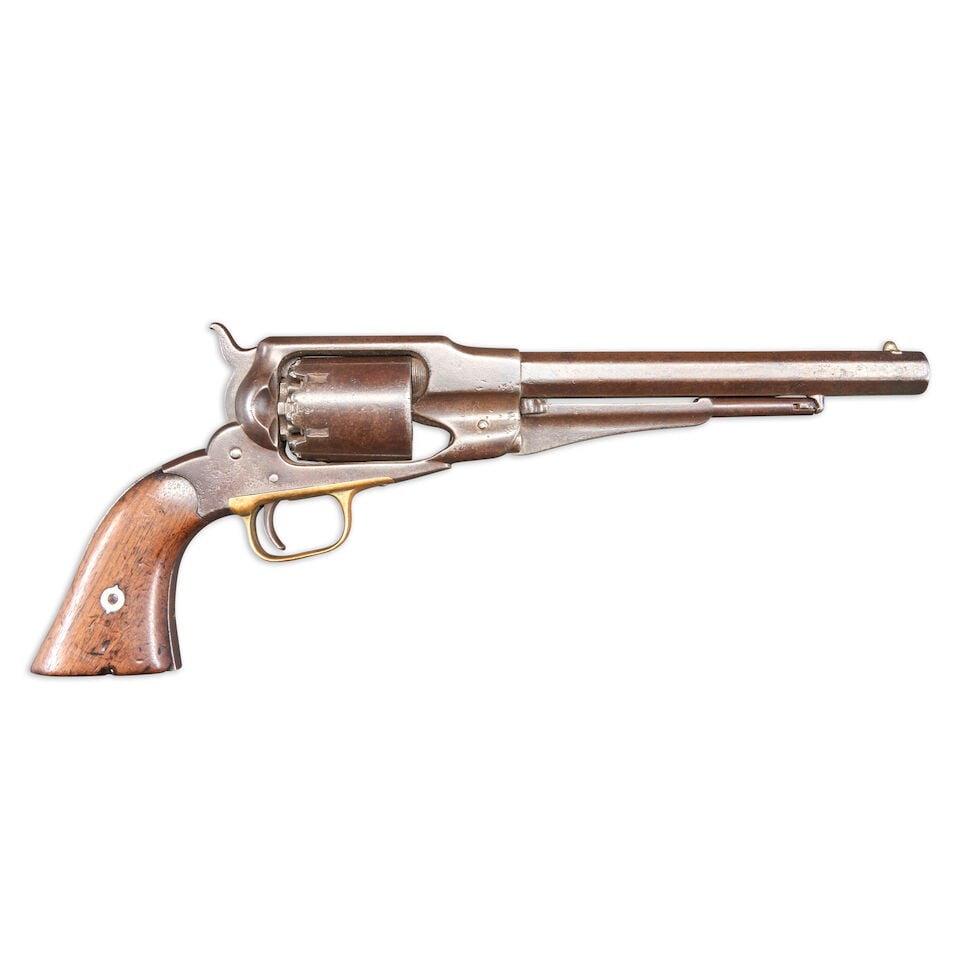 A CIVIL WAR REMINGTON MODEL 1861 'OLD ARMY' REVOLVER. (1 of 2)