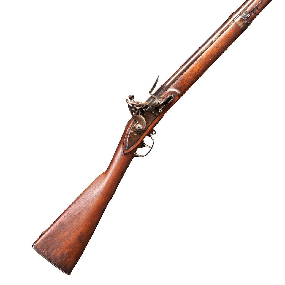 A MASSACHUSETTS MILITIA MUSKET, (1 of 5)