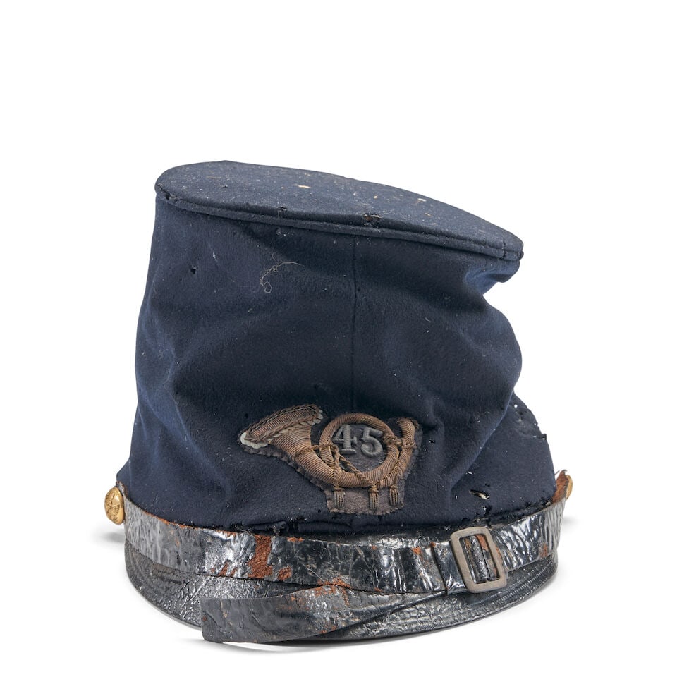 A CIVIL WAR 45TH INFANTRY REGIMENT McDOWELL FORAGE CAP. (1 of 4)