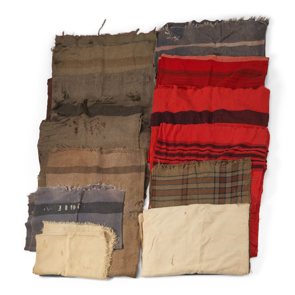 TWELVE 19TH CENTURY, CIVIL WAR AND EARLY 20TH CENTURY BLANKETS. (1 of 1)