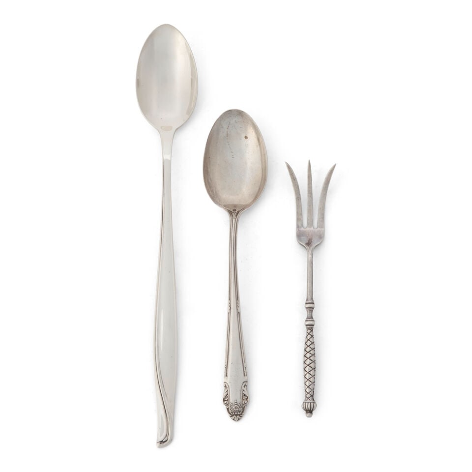Gorham 'Fairfax' Sterling Silver Flatware Service, - 2