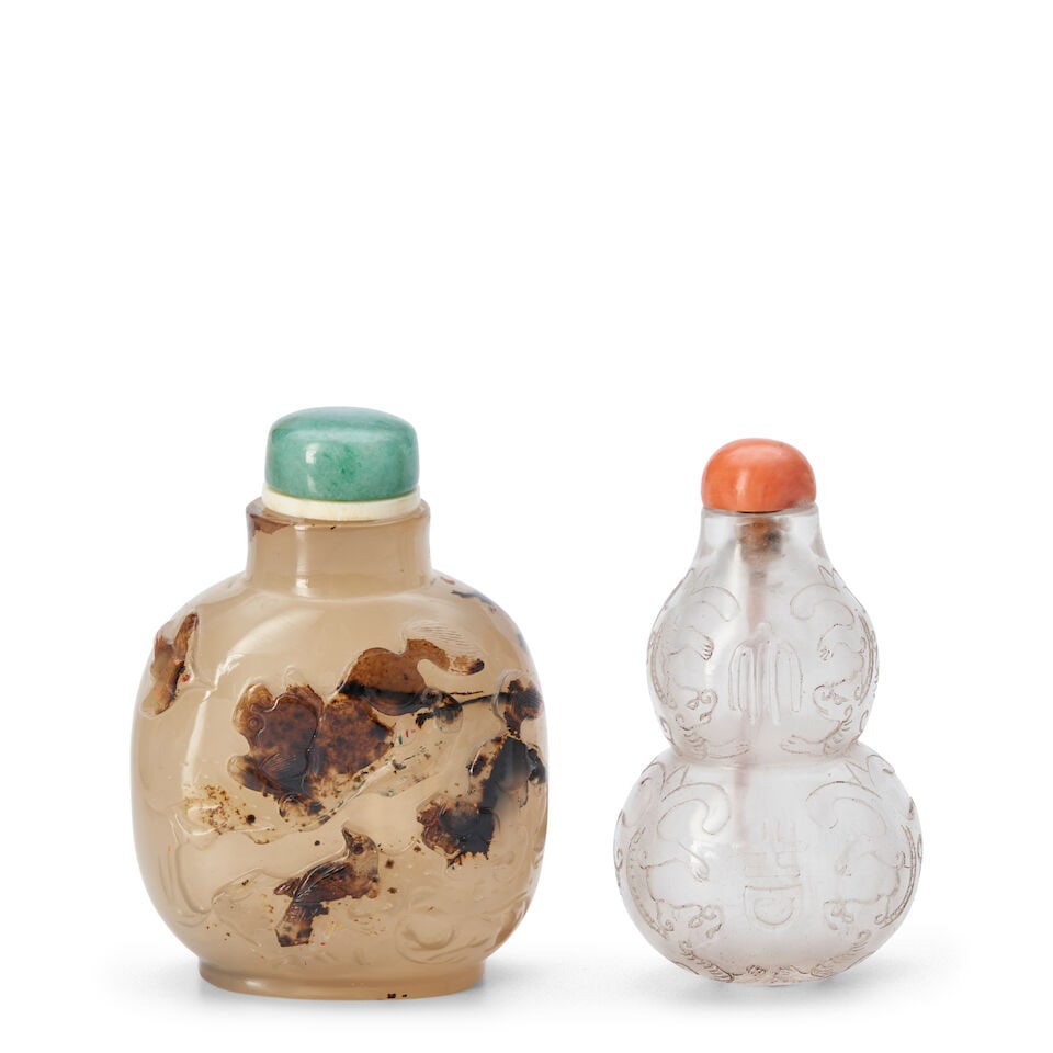 Two Snuff Bottles, China, (2) (1 of 1)
