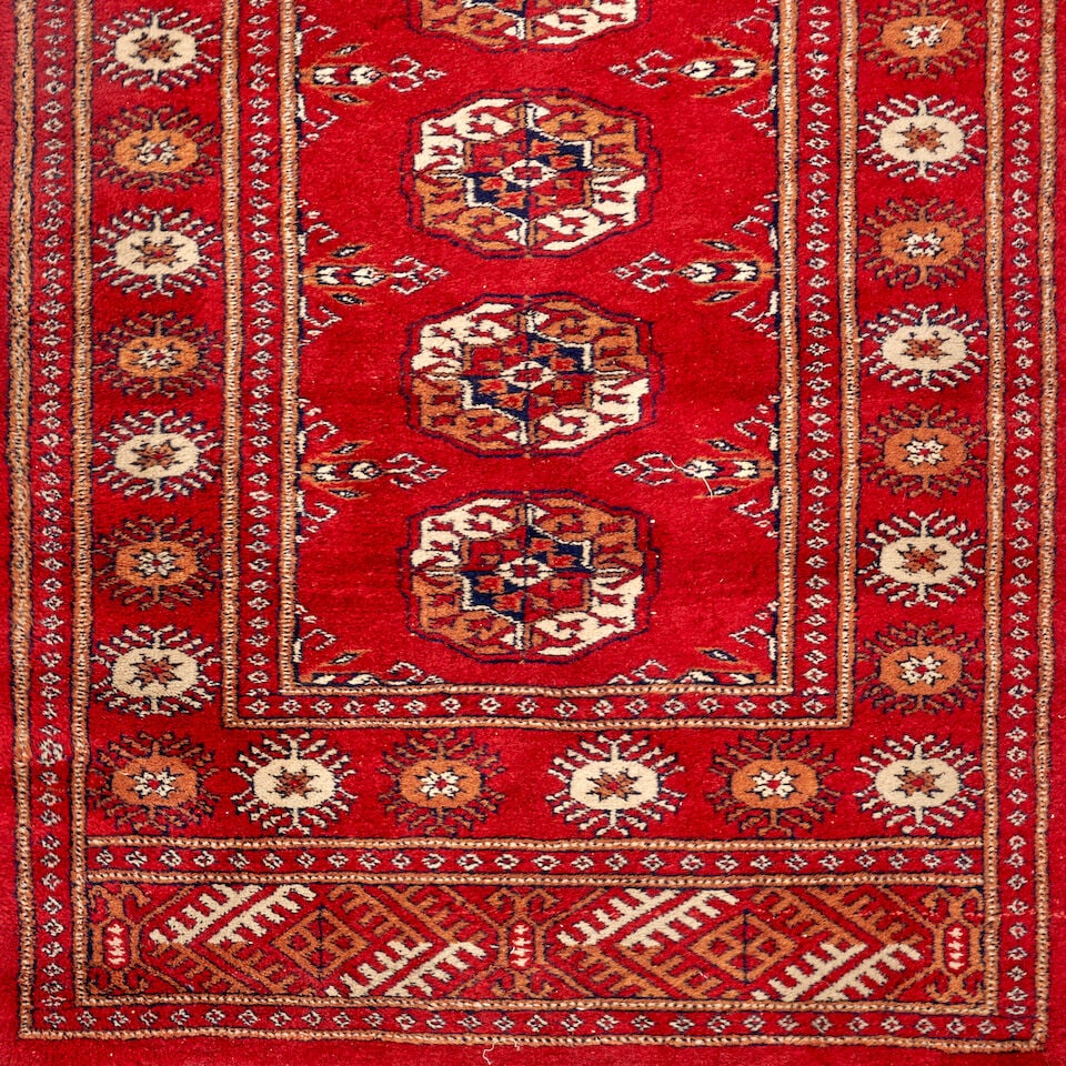 Bokhara Runner, Pakistan, second-half 20th century, 9 ft. 3 in. x 2 ft. 8 1/2in. - 2