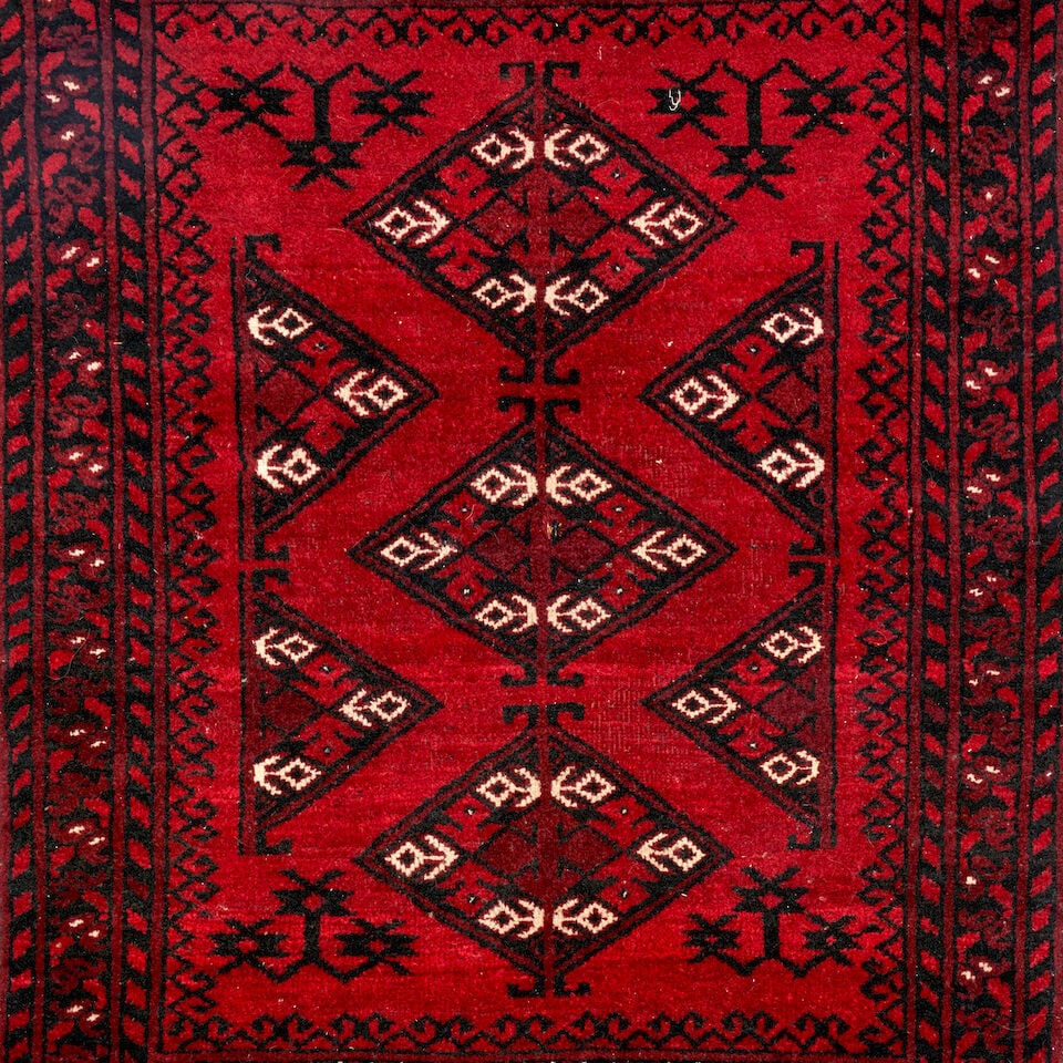 Ersari Carpet, Afghanistan, second-half 20th century, 3 ft. 8 in. x 2 ft. 11 in. - 2
