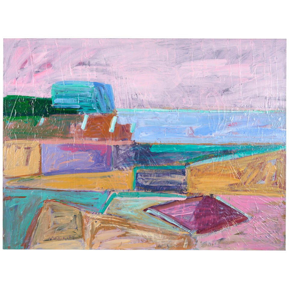 Robert Moskowitz (American, 1912-2001) Untitled (unframed) (1 of 2)