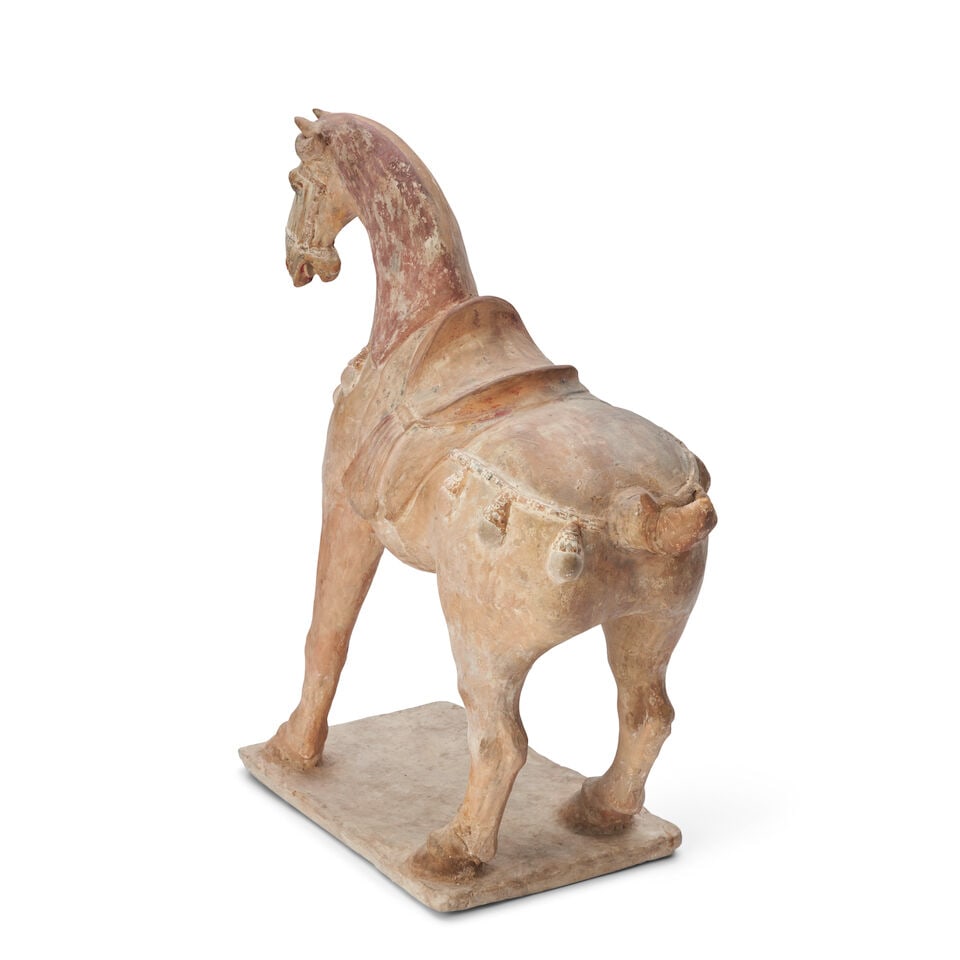 A Tomb Pottery Horse, China, Tang Dynasty Style, - 2