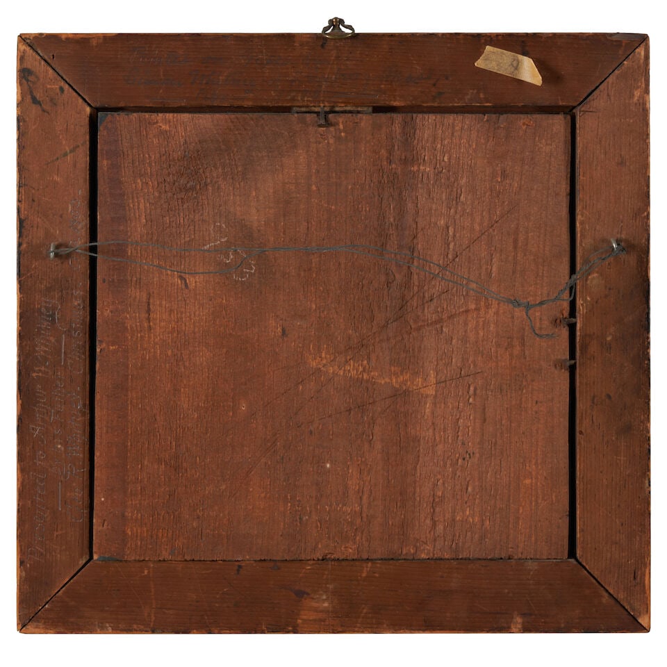 'S. Whitney's Drawing Academy' Eglomise Sign, Early 20th century, - 2