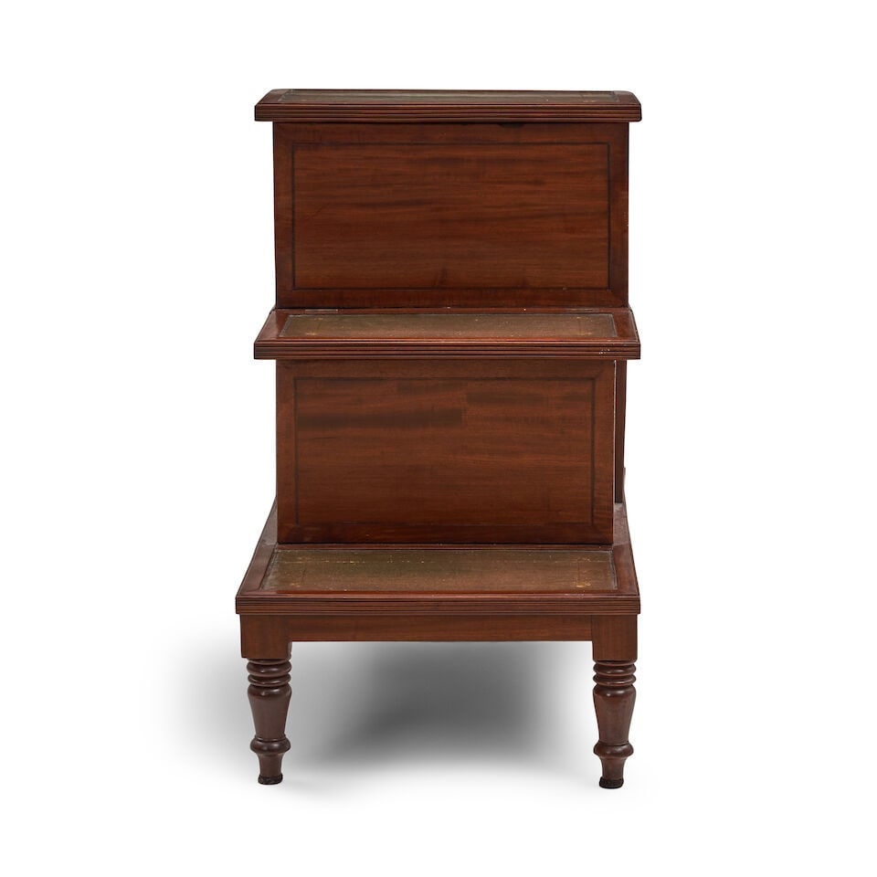 Regency Mahogany Bed Step, circa 1820, - 2
