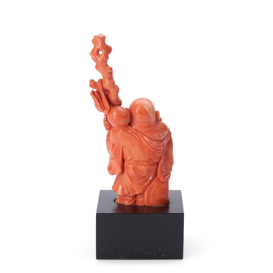 A Coral Figure of Budai China, 20th century, - 2