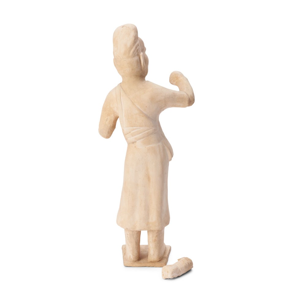 A Pottery Figure of a Groom China, Tang dynasty style, - 2