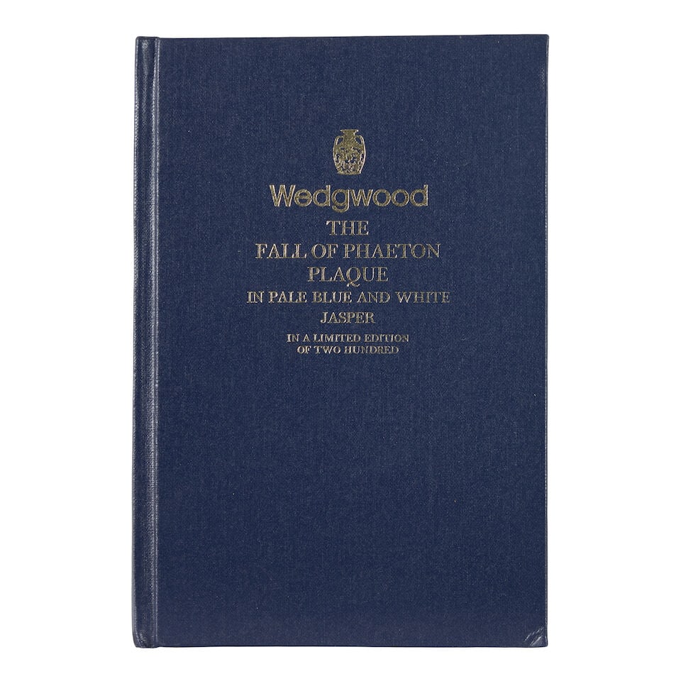 Framed Wedgwood Fall of Phaeton Plaque, 20th century, - 2